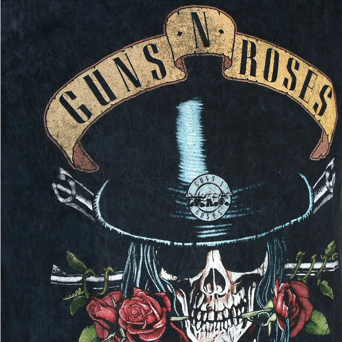 t-shirt pour homme Guns N' Roses - Appetite Washed - BL Dip-Dye - ROCK OFF