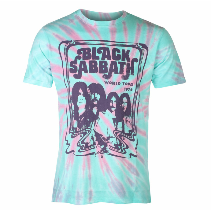 T-shirt pour homme Black Sabbath - World Tour '78 - VERT - ROCK OFF