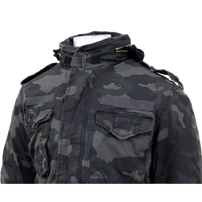 veste pour hommes hiver SURPLUS - Régiment M65 - CAMO NOIR