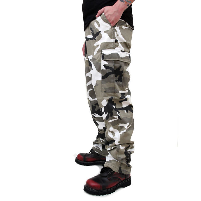 pantalons pour hommes SURPLUS - RANGER Pantalon - BLANC Camouflage