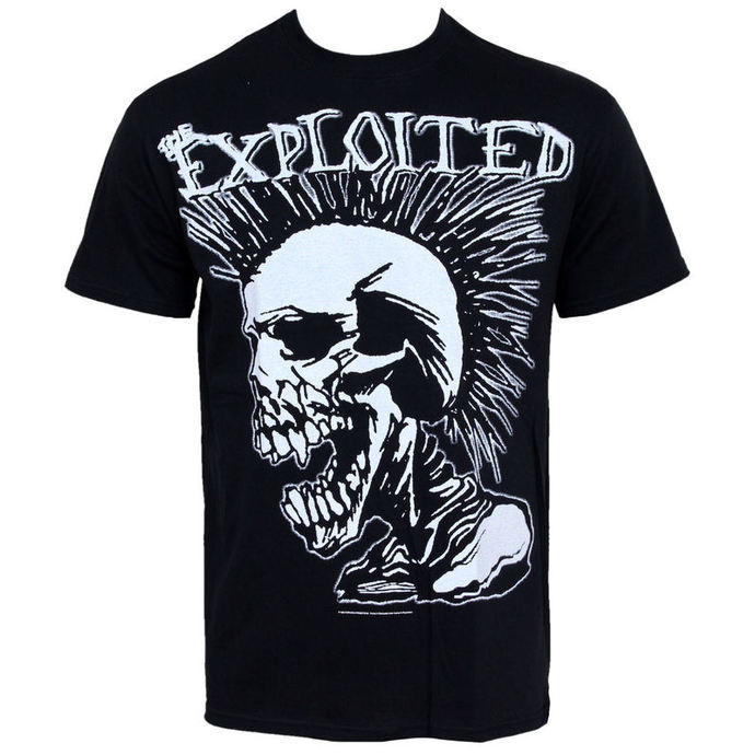 t-shirt pour homme Exploited - Crâne Mohican - ST0127