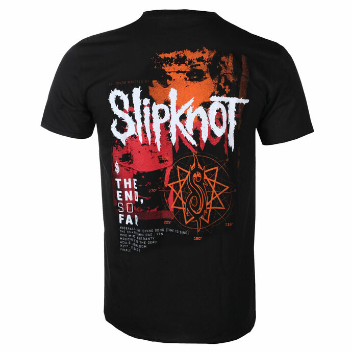 T-shirt pour hommes Slipknot – The End So Far Tracklist – noir – DRM14334100