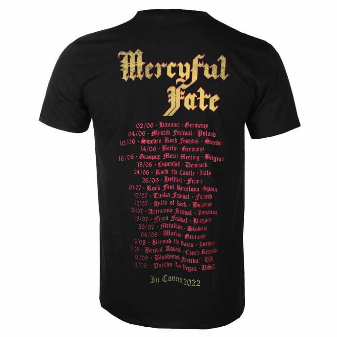 T-shirt pour hommes Mercyful Fate – In Concert 2022 Melissa – Black – DRM14187200 
