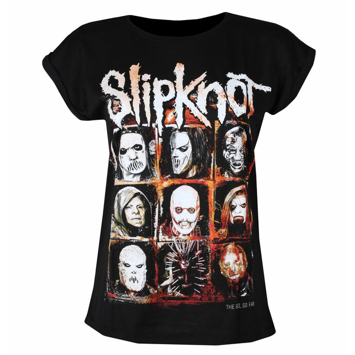T-shirt pour femmes Slipknot – The End So Far Group Squares – noir – DRM14334200