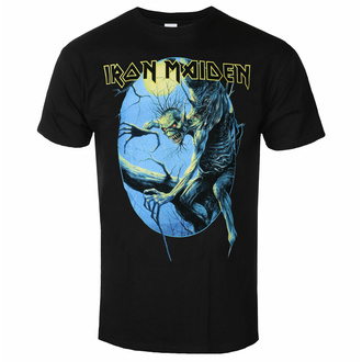 T-shirt pour homme Iron Maiden - FOTD Oval Eddie Moon - Noir - ROCK OFF, ROCK OFF, Iron Maiden