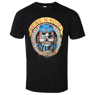 T-shirt Guns N' Roses pour hommes - Skull Circle - ROCK OFF, ROCK OFF, Guns N' Roses