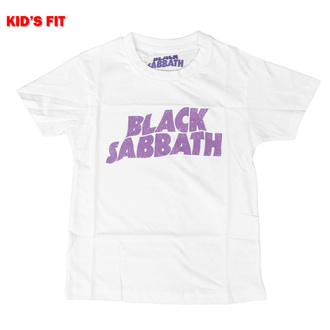 T-shirt pour enfants Black Sabbath - Wavy Logo - ROCK OFF, ROCK OFF, Black Sabbath