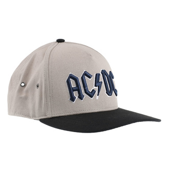 Casquette AC DC - Navy Logo - Beige / BL - ROCK OFF, ROCK OFF, AC-DC