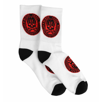 Chaussettes BLACK HEART - RED SKUL L - 8033