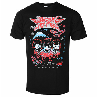T-shirt pour homme Babymetal - Pixel Tokyo - Noir - ROCK OFF - BABYMTS01MB