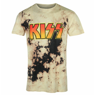 T-shirt pour homme Kiss - Logo classique - BL/TAN - ROCK OFF - KISSTS32MDD