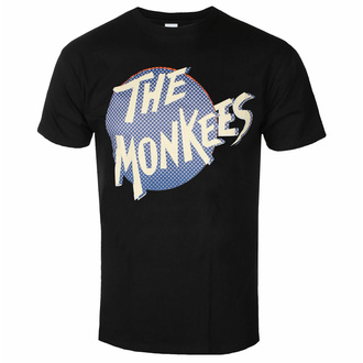 t-shirt pour homme Monkees - Rétro Dot Logo BL - ROCK OFF, ROCK OFF, Monkees