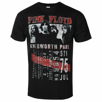 t-shirt pour homme Pink Floyd - Knebworth '75 BL ECO - ROCK OFF, ROCK OFF, Pink Floyd