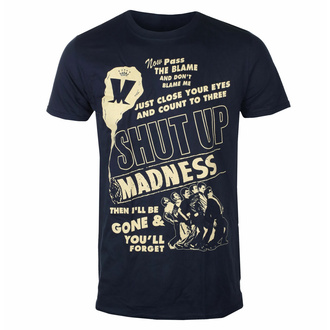 t-shirt pour homme Madness - Shut Up NAVY - ROCK OFF, ROCK OFF, Madness