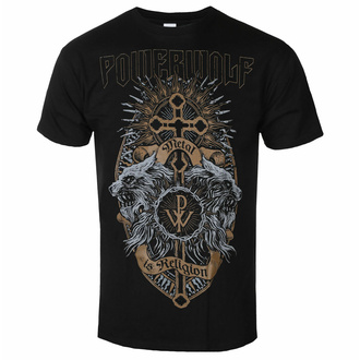 T-shirt pour homme Powerwolf - Crest Wolves - Noir - DRM13467100