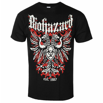 t-shirt pour homme Biohazard - Crest - ROCK OFF, ROCK OFF, Biohazard