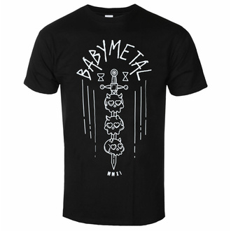 t-shirt pour homme Babymetal - Skull Sword - ROCK OFF - BABYMTS04MB