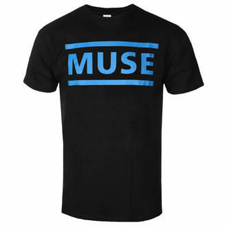 T-shirt pour homme Muse - Dark Blue Logo - NOIR - ROCK OFF - MUSETS01MDBB