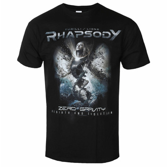 T-shirt pour homme RHAPSODY - TURILLI / LIONE - Zero gravity - Noir - NUCLEAR BLAST, NUCLEAR BLAST, Rhapsody