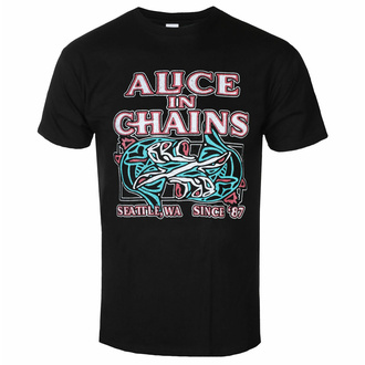 T-shirt pour homme Alice In Chains - Totem Fish - Noir - ROCK OFF, ROCK OFF, Alice In Chains