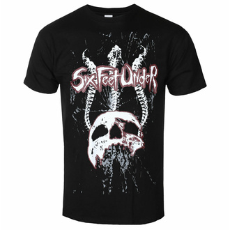 T-shirt pour homme Six Feet Under - Spine Skull - ART WORX, ART WORX, Six Feet Under