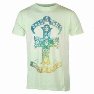 T-shirt pour homme Guns N' Roses - Gradient UYI Tour - VERT - ROCK OFF - GNRTS118MDD