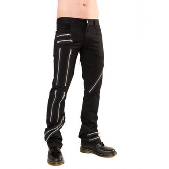 pantalons pour hommes Black Pistol - Fermeture éclair Pantalon Jean Noir - B-1-25-001-00