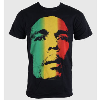 t-shirt pour homme Bob Marley - Visage Rasta - ROCK OFF - BMATS06MB