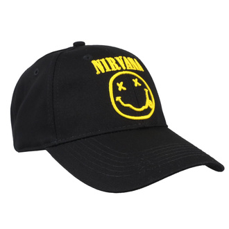 Casquette Nirvana - Logo & Happy Face - ROCK OFF, ROCK OFF, Nirvana