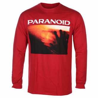 t-shirt à manches longues pour hommes Bring Me The Horizon - Paranoid - ROUGE - ROCK OFF, ROCK OFF, Bring Me The Horizon
