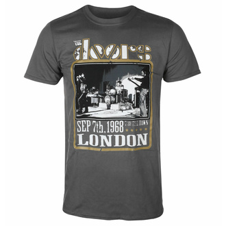 t-shirt pour homme Doors - Roundhouse London - CHARCOAL - ROCK OFF, ROCK OFF, Doors