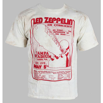 tee-shirt métal pour hommes Led Zeppelin - In Concert - LIQUID BLUE - 11815