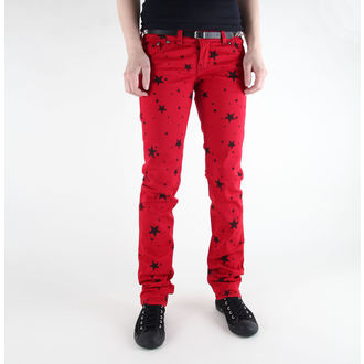 pantalon pour femmes 3RDAND56th - Étoile Skinny Jeans - JM1097 - RED