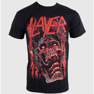 t-shirt pour homme Slayer - Meathooks - Noir - ROCK OFF - SLAYTEE13MB