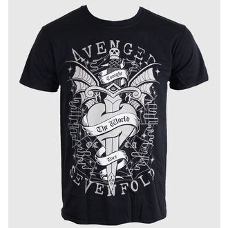 t-shirt pour homme Avenged Sevenfold - Manteau et poignard Noir - ROCK OFF - ASTS08MB