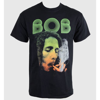 t-shirt pour homme Bob Marley - Fumer Da Erb - Noir - ROCK OFF - BMATS02MB