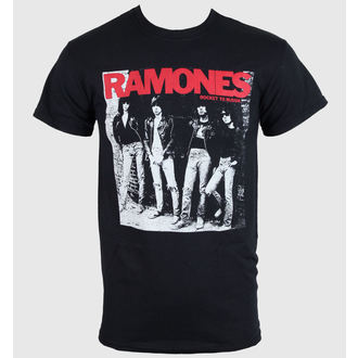 t-shirt pour homme Ramones - Fusée To Russie - Noir - ROCK OFF - RA02