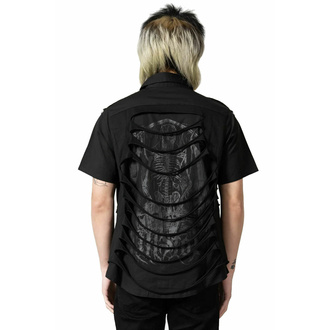 chemise pour homme KILLSTAR - Shayde Button Up - Noir - KSRA005299