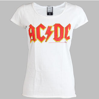 t-shirt pour femmes AC/DC - Logo - AMPLIFIED - blanc - AV601ACL