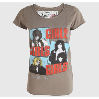 t-shirt pour femmes Mötley Crüe - To ur 87 - AMPLIFIED - Khakil - AV601M87