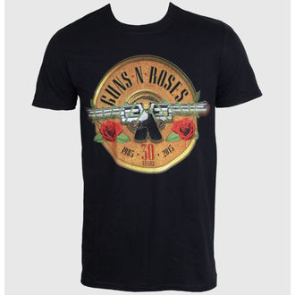 tee-shirt métal pour hommes Guns N' Roses - 30th Photo Logo - ROCK OFF - GNRTS14
