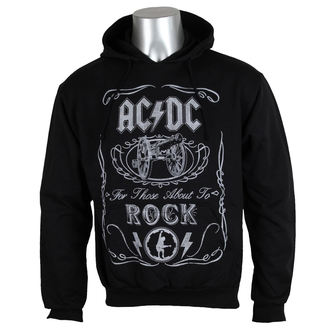 sweatshirt pour homme AC/DC - Coup de canon - Noir - ROCK OFF - ACDCHD02MB