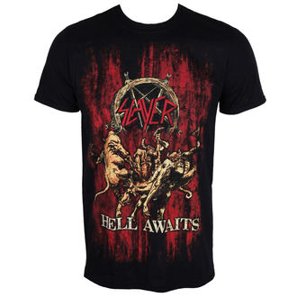 tee-shirt métal pour hommes Slayer - Hell Awaits - ROCK OFF - SLAYTEE41MB
