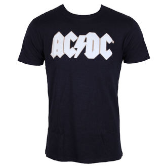 tee-shirt métal pour hommes AC-DC - Logo & Angus Applique Slub - ROCK OFF - ACDCAPSLUB01MN