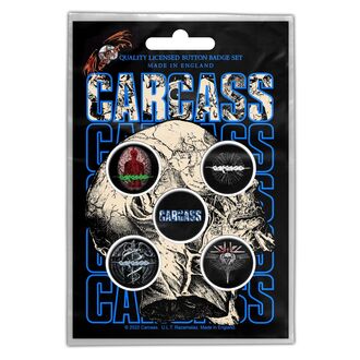 Badges CARCASS - NECRO HEAD - RAZAMATAZ, RAZAMATAZ, Carcass