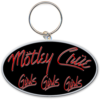 porte-clés - pendentif Mötley Crüe (Filles, Filles, Filles Logo) - ROCK OFF - MOTKEY08