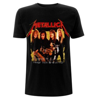 t-shirt pour homme Metallica - Garage Photo - Jaune Noir - RTMTLTSBGAR