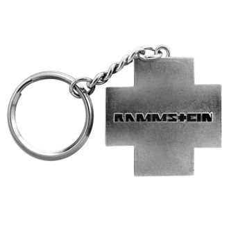 Porte-clés RAMMSTEIN - Logo Schlüsselanhänger - gris, RAMMSTEIN, Rammstein