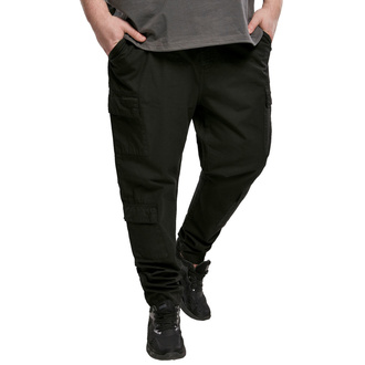 Pantalon pour hommes URBAN CLASSICS - Tapered Double Cargo - noir, URBAN CLASSICS