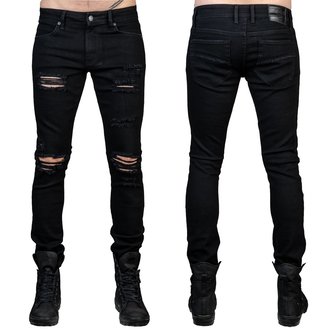 Jeans pour homme WORNSTAR - Rampager Shredded - Noir, WORNSTAR